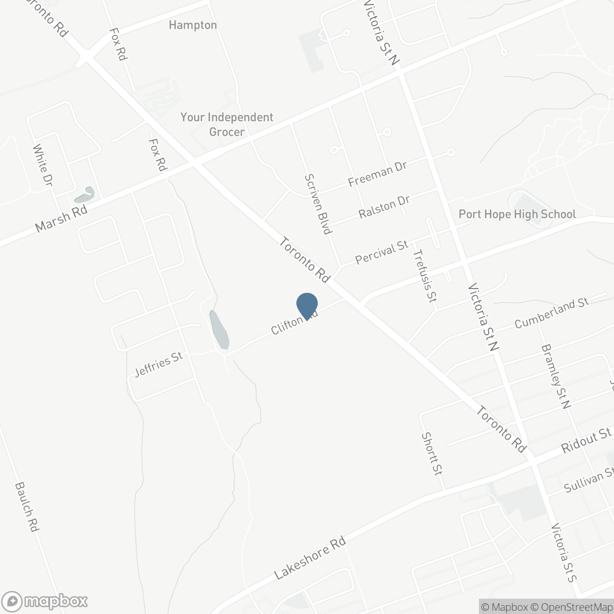 6 CLIFTON ROAD, Port Hope, Ontario L1A 2B5